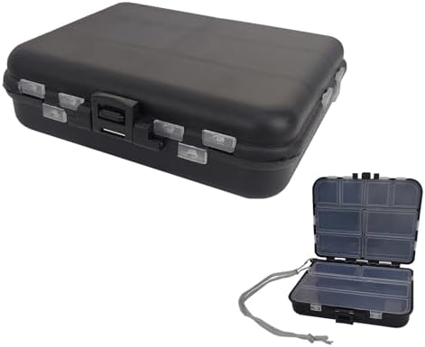 Aventik Fishing Tackle Box Tackle Utility Boxes Plastic Box Storage Organizer Box Fishing Tackle Storage(Hook box-12C) - Image 3