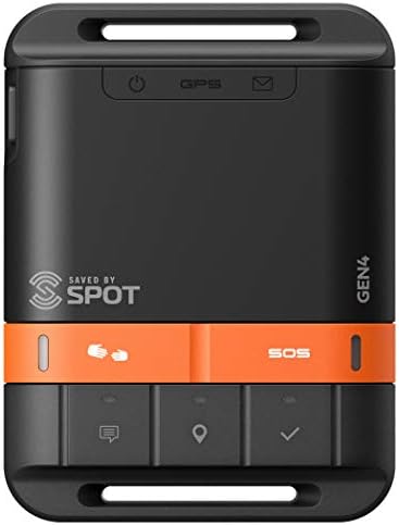 Spot Gen 4 Satellite GPS Messenger | Handheld Portable GPS Messenger for Hiking, Camping, Outdoor Activities | Globalstar Satellite Network Coverage | Subscription Applicable